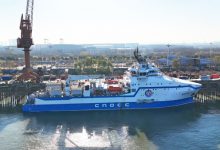 助力海上油气开发 我国首艘集成式大型压裂船交付_商业头条网